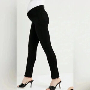J brand MamaJ casual stretch stylish trendy skinny blck maternity denim jeans 24